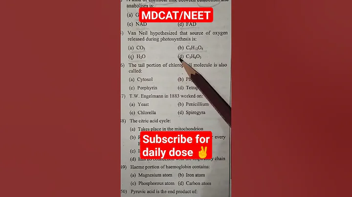 Biology Important Question...MDCAT, NEET, LUHMS, | All competitive Exams😇 #neet #lumhs