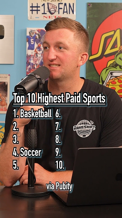 TOP 10 HIGHEST PAID SPORTS In The WORLD! #shorts #sports #money #salary #soccer #top10 #world
