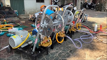 DÀN MÁY RỬA XE ÁP LỰC NỒI ĐỒNG CỐI ĐÁ