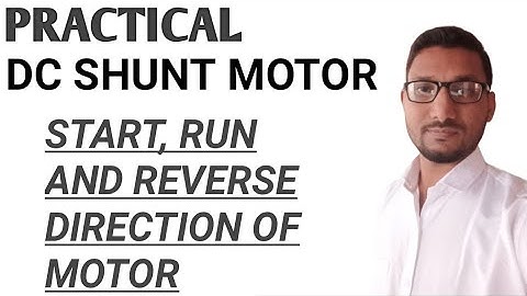 dc shunt motor connection with 3 point starter|| direction of rotation of shunt motor||application||