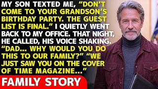 My Son Texted,  Don't Come—The Guest List Is Final  Then He Saw Me On The Cover Of TIME   Stories