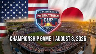2026 USA Softball Championship Full Game Replay | Japan vs USA | August 3, 2026