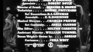 Shadow Of A Doubt (1943)  -- OPENING TITLE SEQUENCE