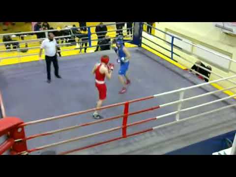 27-03-2021BOXING U14 Semifinal BLUE  EREKLE  CHUBINIDZE - championship Tbilisi among schoolchildren.