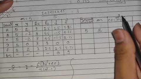 ધોરણ-12 Ch- 2 સુરેખ સહસંબંધ, સ્પિયરમૅન ની ક્રમાંક સહસંબંધ ની રીત ના‌ વિશીષ્ટ દાખલા વિભાગ-E માં 6