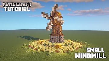 Small Windmill Tutorial || Minecraft