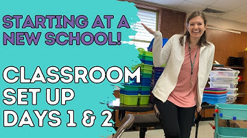 CLASSROOM SETUP DAYS 1 & 2: Tear Down & Bulletin Boards in New Classroom!