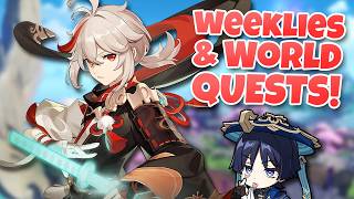 [Genshin] Tuesday Chill Stream! - Doing World Quests & Weeklies!