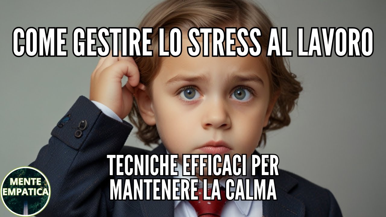 Come Gestire lo Stress al Lavoro: Tecniche Efficaci per Mantenere la ...
