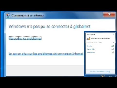 حل مشكلة عدم الاتصال بالويفي windows n'a pas pu se connecter wifi