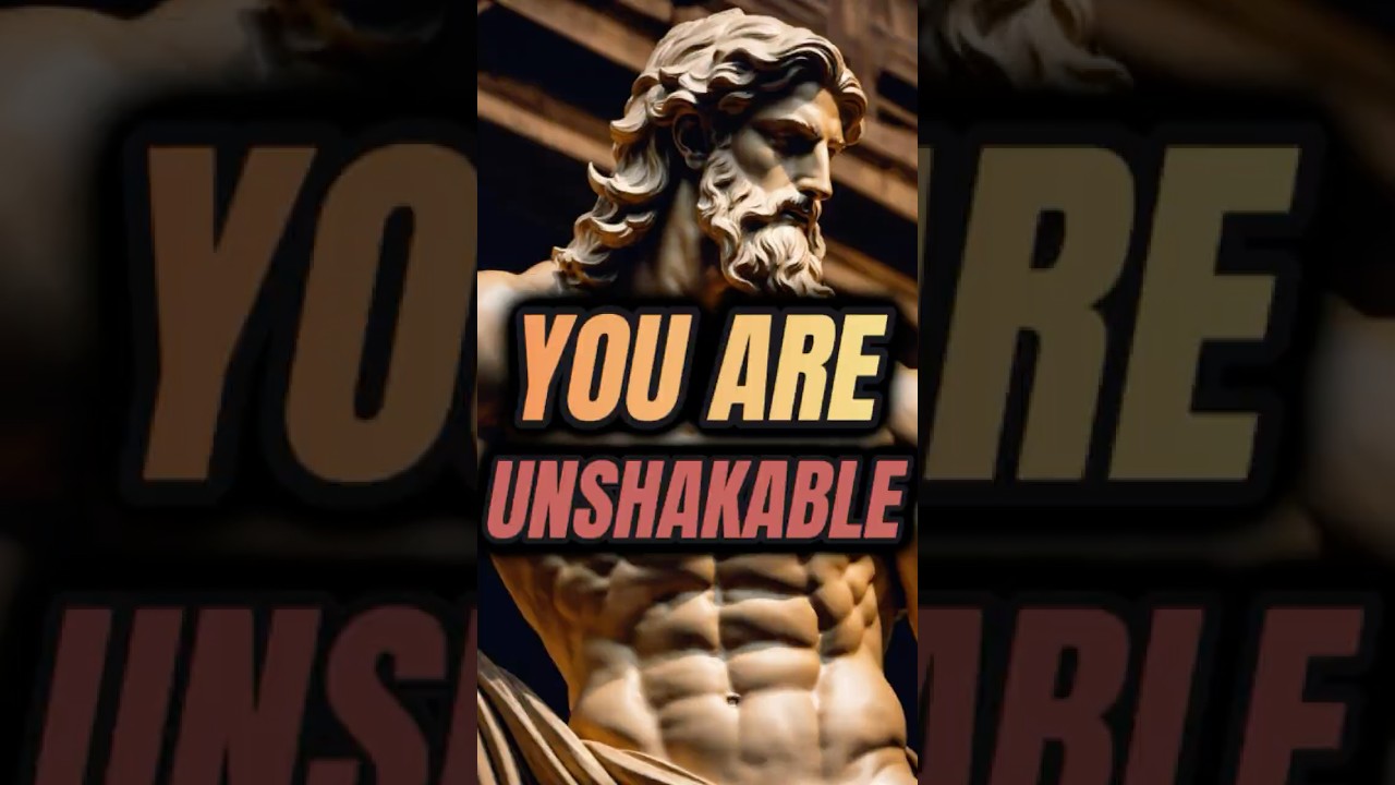 BECOMING UNSHAKABLE IN STOIC WAY 