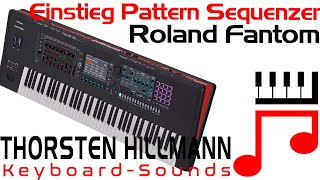 Wie du ein Midi File in den Pattern Sequenzer des Roland Fantom importierst, Einsteiger Tutorial