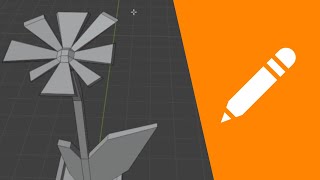 Kvetina V Kvetináči - 3D Tvorba