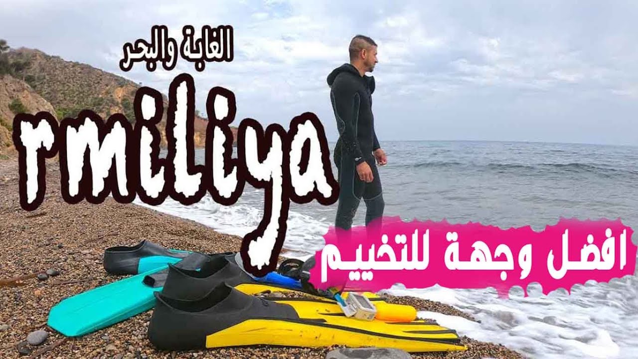 #RMILIYA  شاطئ الرميلية عندما يلتقى جمال البحر مع هدوء الغابة
