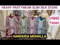 Nakhuda Mohalla market Mumbai Latest Partywear Readymade Collection trending neck design ethnic wear