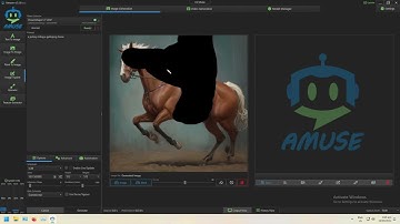 Amuse Stable Diffusion - Advanced Mode Image Inpaint Generation