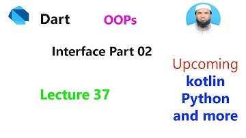 Dart Bangla Tutorial ! OOPs Interface Part 2 ! Lecture 37