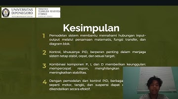 SIMULINK PEMODELAN & KONTROL PID