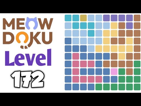 Meowdoku: Brain Puzzle Games Level 172 Walkthrough