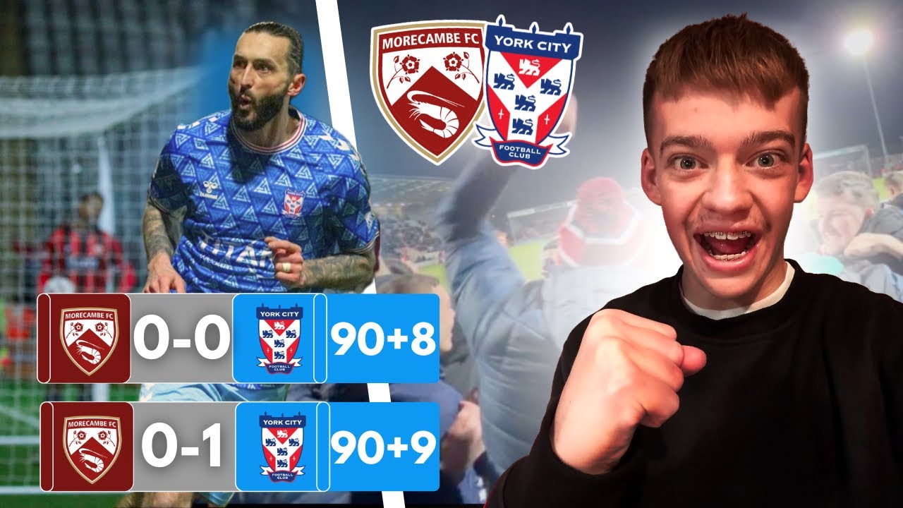 YORK CITY LEAVE IT LATE | Morecambe 0-1 York City | Matchday Vlog 