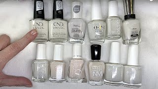 Milky White Nails. 12 polishes [Best & Worse] Swatch & Talk