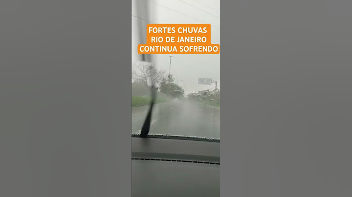 ÚLTIMA ATUALIZAÇÃO DAS CHUVAS NO ESTADO DO RIO DE JANEIRO