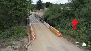 Cecchetti Road reopens with temporary bridge after 3 year closure