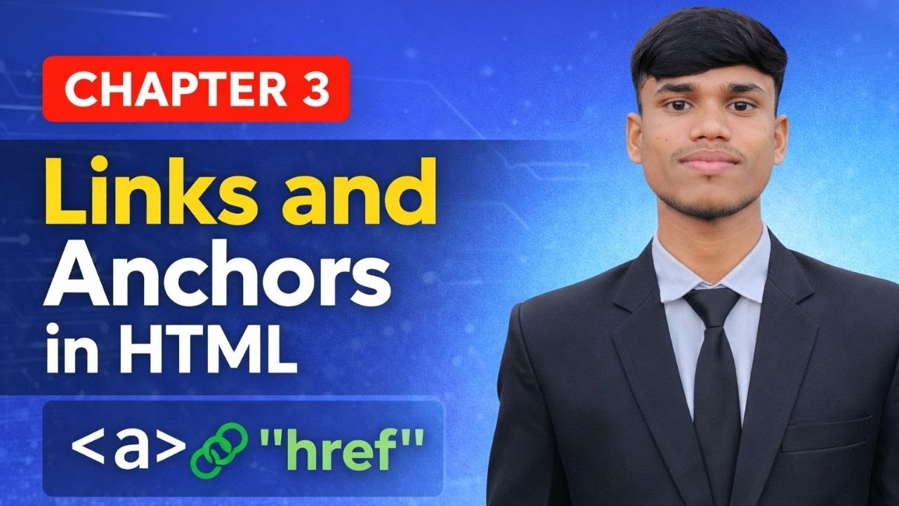 Links and Anchors in HTML | Anchor Tag, href Attribute | Live Stream # ...