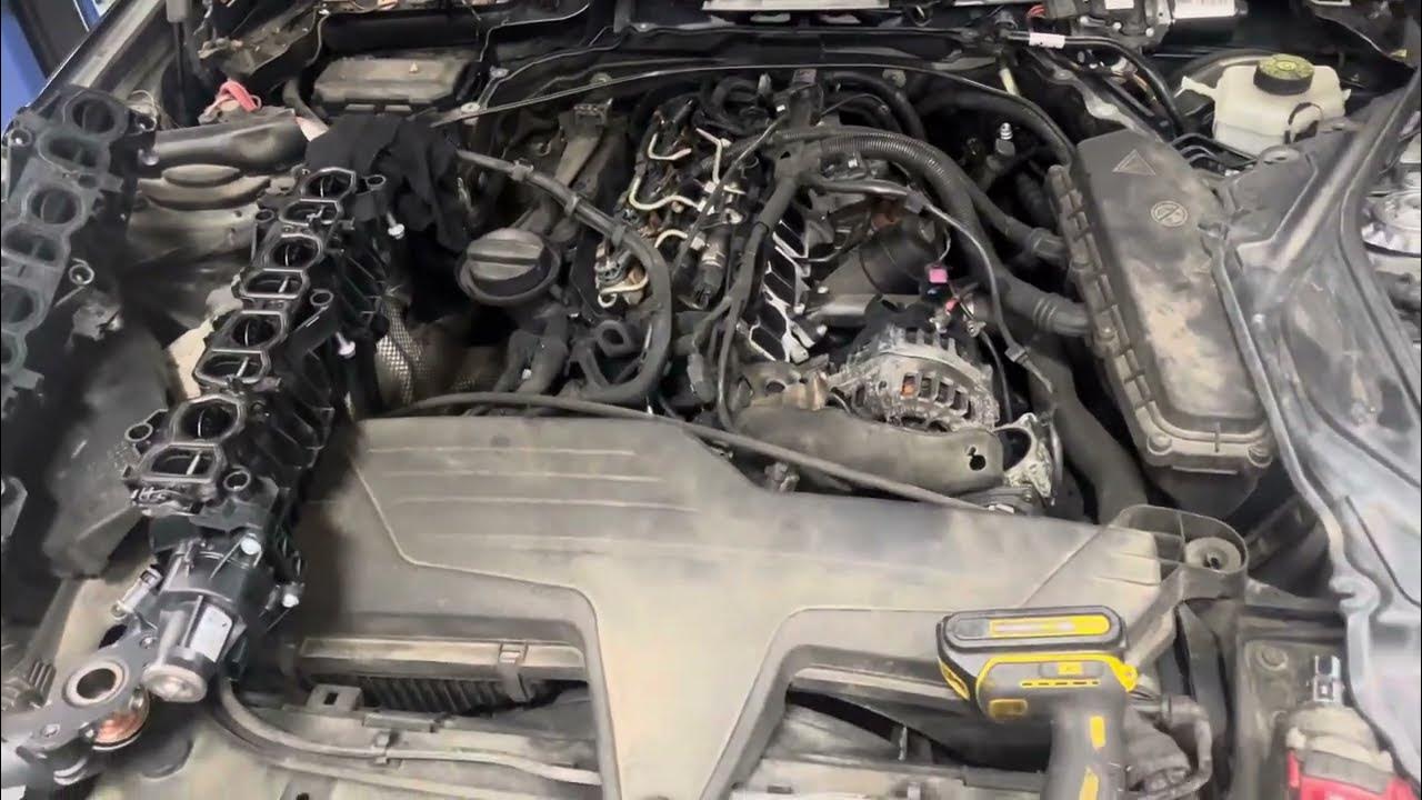 2014 BMW 328D COMMON CAUSE OF 2C3200 FAULT (INTAKE FLAP ACTUATOR) - YouTube