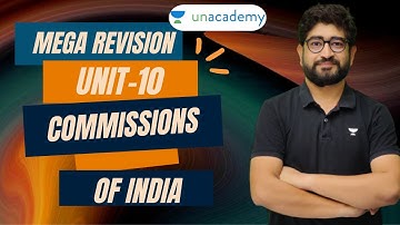 Commissions Of India | Unit 10 | Mega Revision | MPPSC Prelims 2022 | Pavan Sir | Unacademy