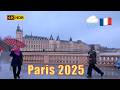 PARIS, FRANCE 🇫🇷 - LONG WALKING TOUR IN THE RAIN - JANUARY 29, 2025 - PARIS 4K - ASMR