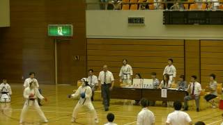00712 20160619岩槻大会組手３回戦真桜ｖｓ桜子