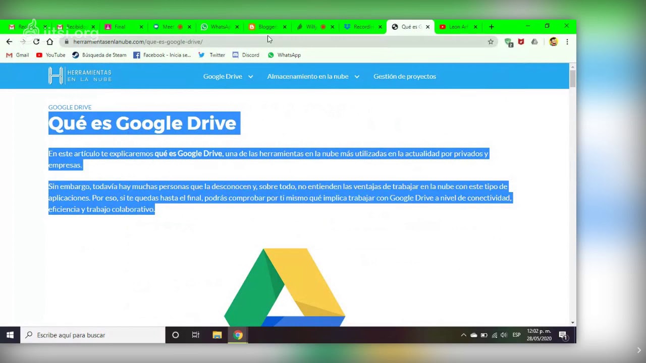 Ventajas y desventajas en la nube (Drive y OneDrive) YouTube