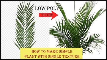 How to Make Simple Plant || 3ds Max || Low Poly Model