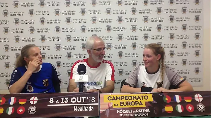 Press Conference - Germany - Coach Quim Puigvert, Christina Klein and Kim Henckels