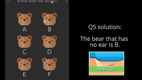 Tricky Test 2 2017 Answers | Level 1 2 3 4 5 6 7 8 9 10