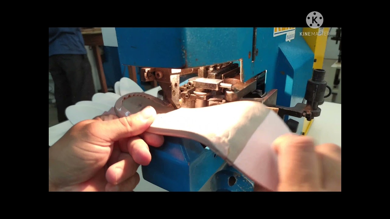 Máquina de fachetar encapar palmilhas automática Kehl 1401