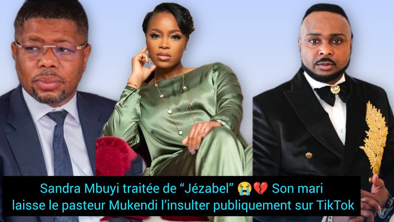 Sandra Mbuyi traitée de“Jézabel”😭💔Son mari laisse le pasteur Mukendi l’insulter publiquement sur tik