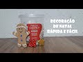 DIY DECORAÇÃO DE NATAL - Ideia fácil e rápida!