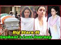 Big Bollywood Stars at Sushant Singh Rajput Last Journey