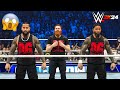 Jey Uso Jimmy Uso Sami Uso destroys Solo Sikoa at Smackdown - WWE 2K24 Gameplay