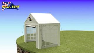 Transform Your Garden With A 3M X 2M Gala Tent Marquee Elite Pvc Garden Shelter