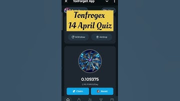 Tonfrogex 14 April Crypto Quiz Challenge | Tonfrogex Daily Crypto Quiz | Crypto Mining  #btc #crypto