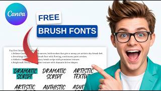 How to Find Best Brush Fonts in Canva [2026] [Full Guide]