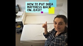 I Washed IKEA Mattress Cover and Put it Back On