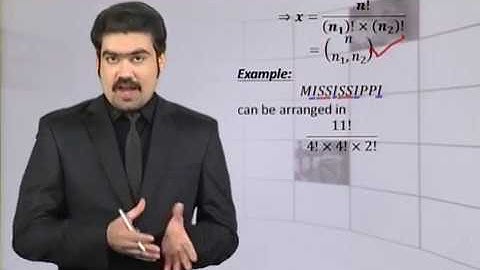 Math - Fsc Part 1 Chapter 7 Permutation Of Things Not All Different  - Math