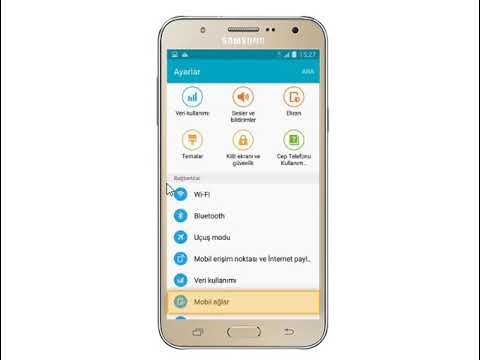 Samsung Galaxy J7 2G-3G-4G-4.5G Şebeke Değiştirme