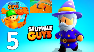 Stumble Guys Gameplay walkthrough Part 5 New update (Android iOS)