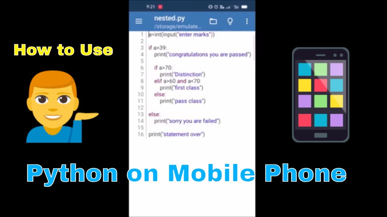 #7: How to install and Use Python on Mobile Phone | How to use Jupyter ...