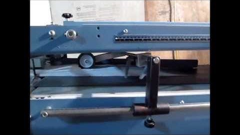 2000 MBO B23 Continuous Feed Paper Folder with 8 Page Return and Stacker